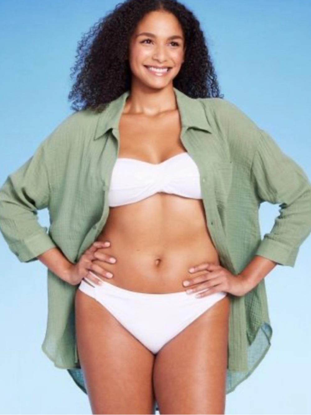 KONA SOL buttondown coverup